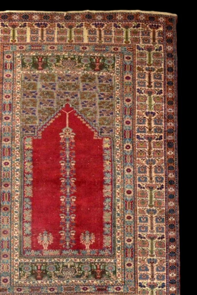 Tapis Koula, 127 x 186 cm, laine nouée main, Anatolie centrale, Turquie vers 1920 - 1930-photo-4