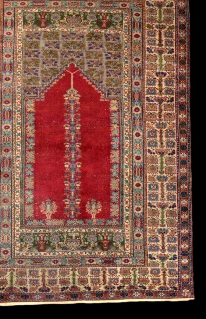 Tapis Koula, 127 x 186 cm, laine nouée main, Anatolie centrale, Turquie vers 1920 - 1930-photo-4
