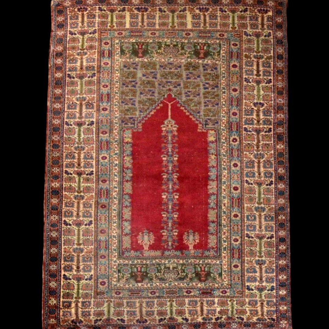 Tapis Koula, 127 x 186 cm, laine nouée main, Anatolie centrale, Turquie vers 1920 - 1930
