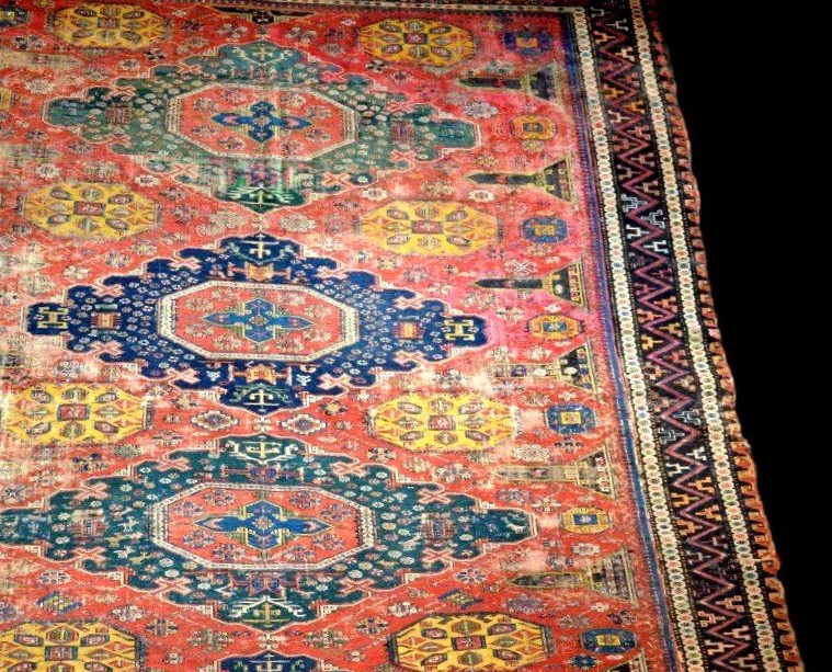 19th-century Soumak Kilim, 224 X 284 Cm, Azerbaijan, Caucasus, Hand-knotted Wool/wool-photo-2
