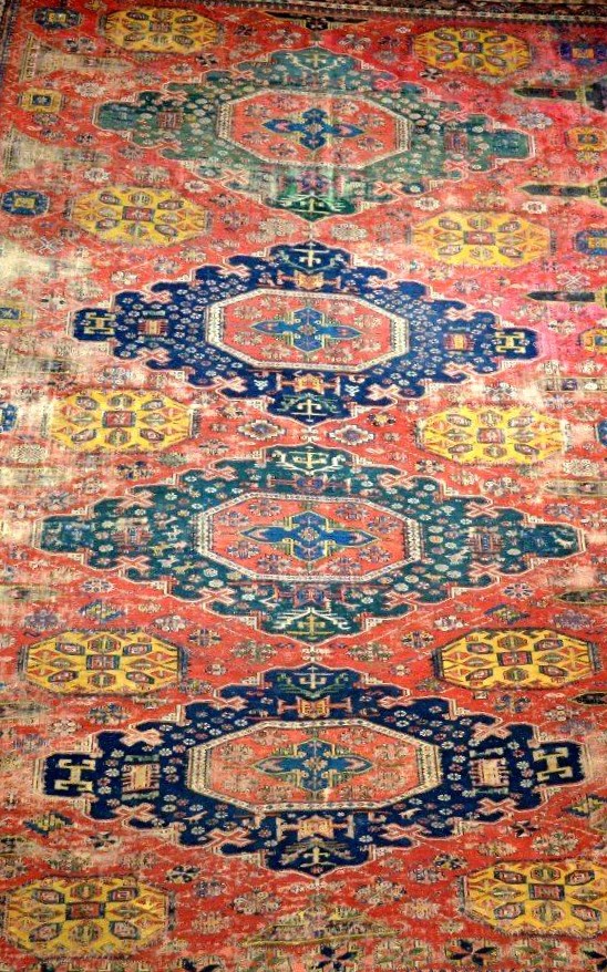 19th-century Soumak Kilim, 224 X 284 Cm, Azerbaijan, Caucasus, Hand-knotted Wool/wool-photo-3