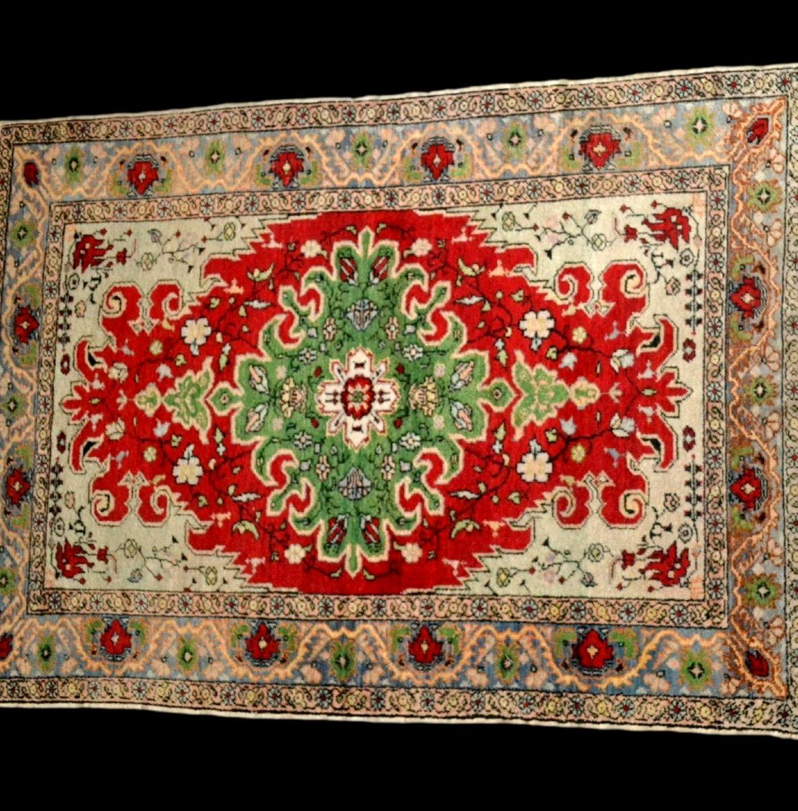 Kazak Rug, Armenia, 143 X 190 Cm, Hand-knotted Wool, Mid-20th Century, Very Good Condition-photo-4