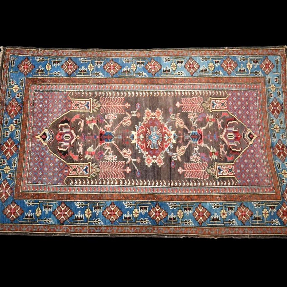 Saliani Rug, Caucasus, 132 X 205 Cm, Hand-knotted Wool On Wool, 1900-1920, Very Good Condition-photo-2