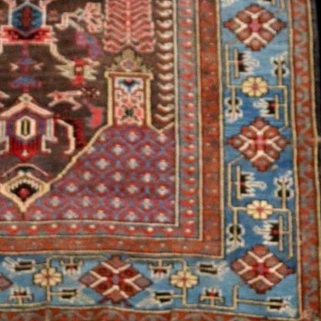 Saliani Rug, Caucasus, 132 X 205 Cm, Hand-knotted Wool On Wool, 1900-1920, Very Good Condition-photo-6