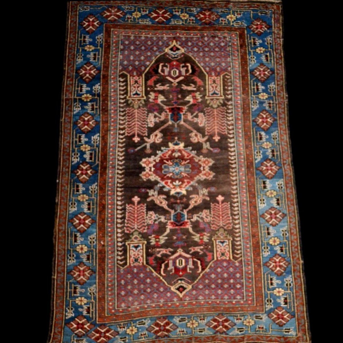 Saliani Rug, Caucasus, 132 X 205 Cm, Hand-knotted Wool On Wool, 1900-1920, Very Good Condition