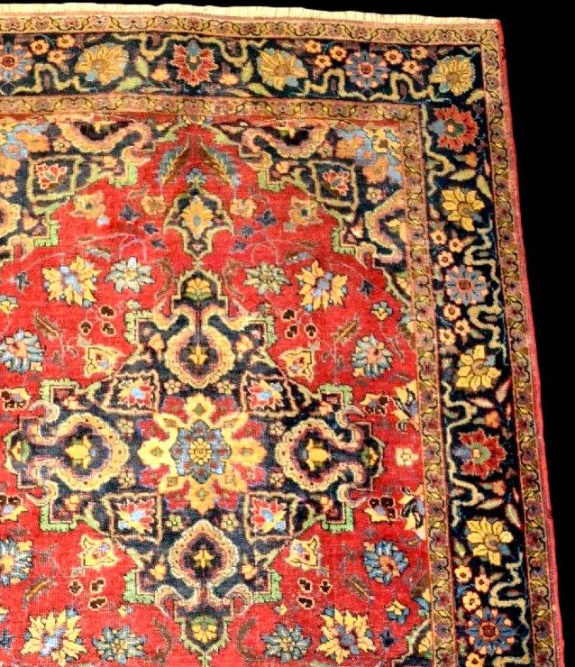 Sarouk Rug, 130 X 185 Cm, Hand-knotted Wool And Silk, Iran, 1890-1910, Very Good Condition, Collector's Item-photo-2