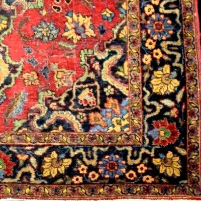 Sarouk Rug, 130 X 185 Cm, Hand-knotted Wool And Silk, Iran, 1890-1910, Very Good Condition, Collector's Item-photo-7