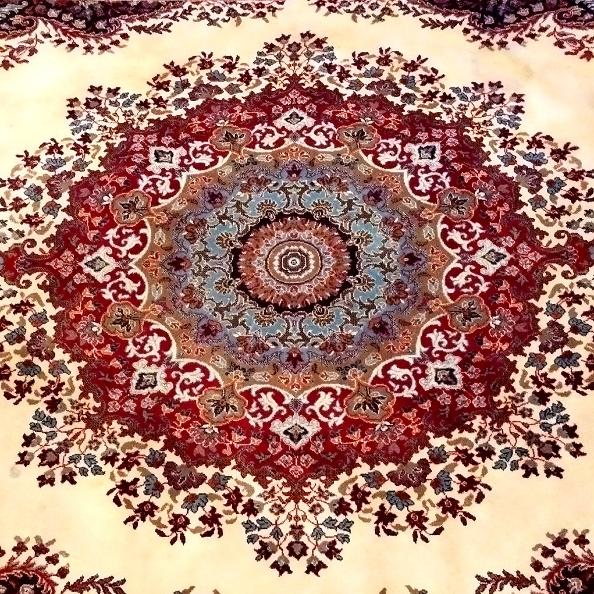 Tapis Tafresh, 200 x 300 cm, laine vierge, tapis semi-mécanique - 1980 - très bon état