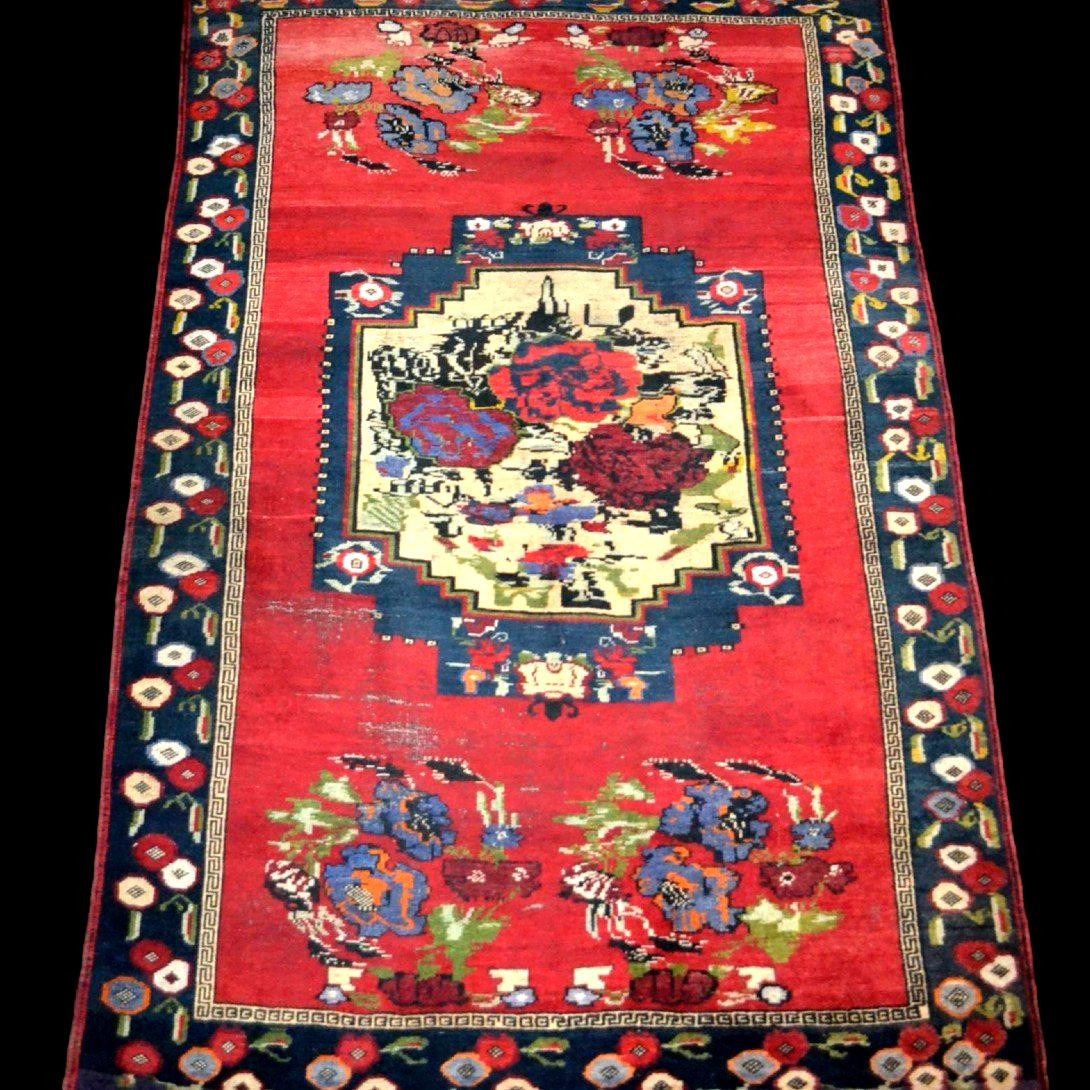 Karabakh Rug, 154 X 240 Cm, Hand-knotted Wool/wool, Caucasus, Second Half Of The 19th Century