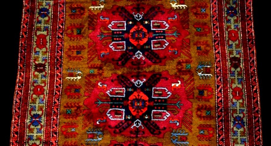 Tapis Derbent, Caucase, 138 x 226 cm, laine nouée main vers 1980, parfait état-photo-3