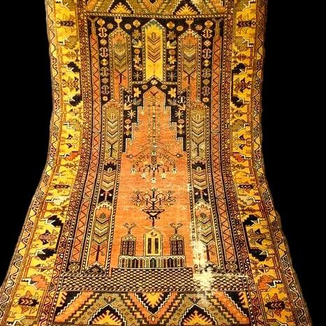 Tapis Yahyali, 118 x 228 cm, Anatolie, début XXème siècle, 1900 - 1930 - Bon état collection
