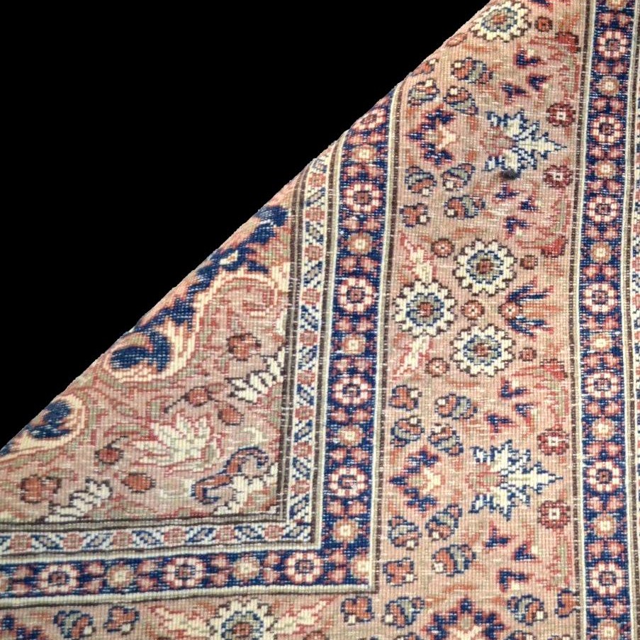 Tapis Kayseri floral, 202 x 303 cm, laine nouée main en Turquie, 1970-1980, en parfait état-photo-7
