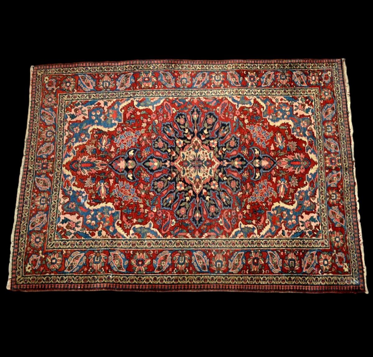 Tapis Mechkabad, 149 x 212 cm, laine nouée main, Iran, première partie du XXème siècle 1900-30-photo-3