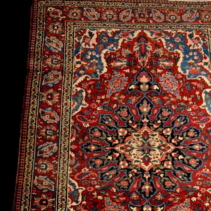 Tapis Mechkabad, 149 x 212 cm, laine nouée main, Iran, première partie du XXème siècle 1900-30-photo-1