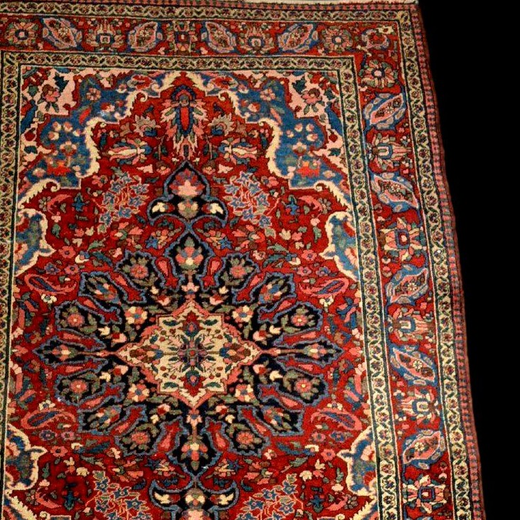 Tapis Mechkabad, 149 x 212 cm, laine nouée main, Iran, première partie du XXème siècle 1900-30-photo-2