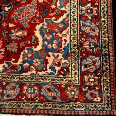 Tapis Mechkabad, 149 x 212 cm, laine nouée main, Iran, première partie du XXème siècle 1900-30-photo-6
