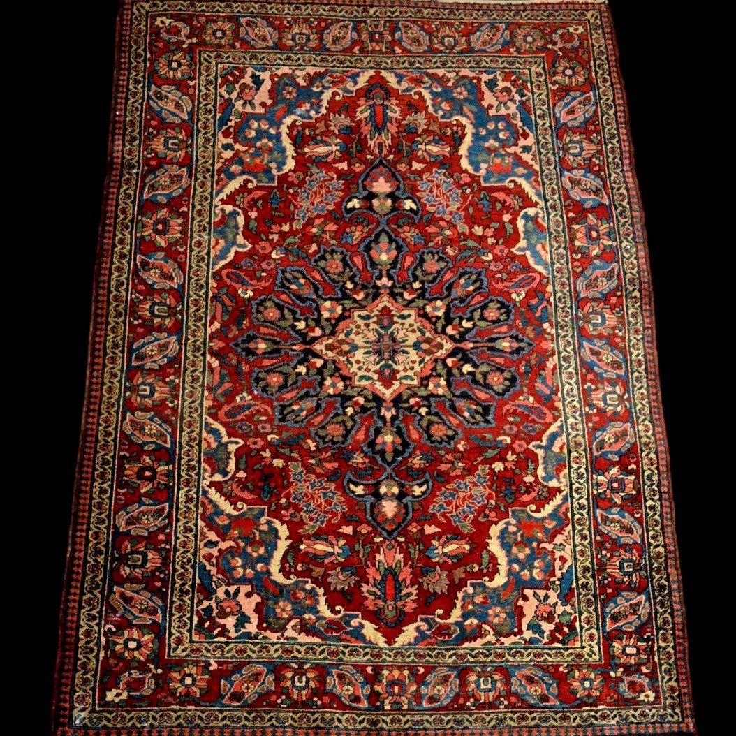 Tapis Mechkabad, 149 x 212 cm, laine nouée main, Iran, première partie du XXème siècle 1900-30