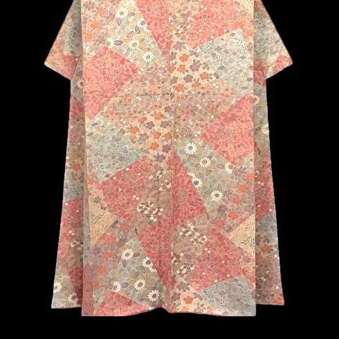 Kimono Hômongi pour femme, soie doublée soie, Japon vers 1960 en très bon état-photo-4