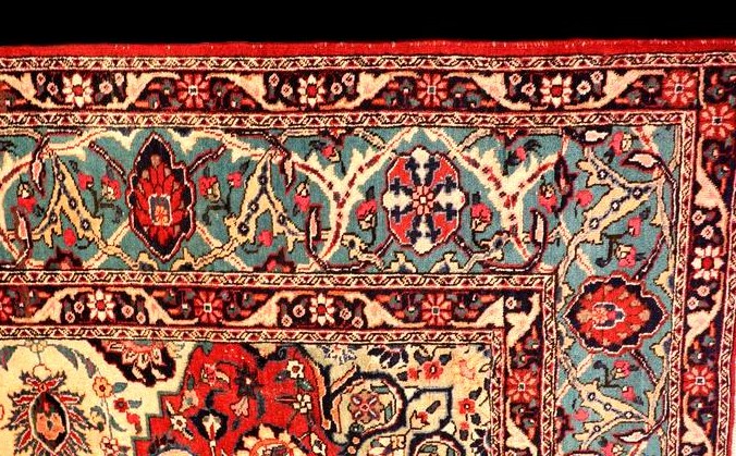 Tabriz Rug, 228 X 330 Cm, Hand-knotted Kork Wool, Circa 1960-1970 In Iran, Very Good Condition-photo-2