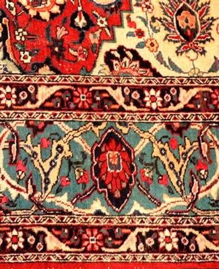 Tabriz Rug, 228 X 330 Cm, Hand-knotted Kork Wool, Circa 1960-1970 In Iran, Very Good Condition-photo-3