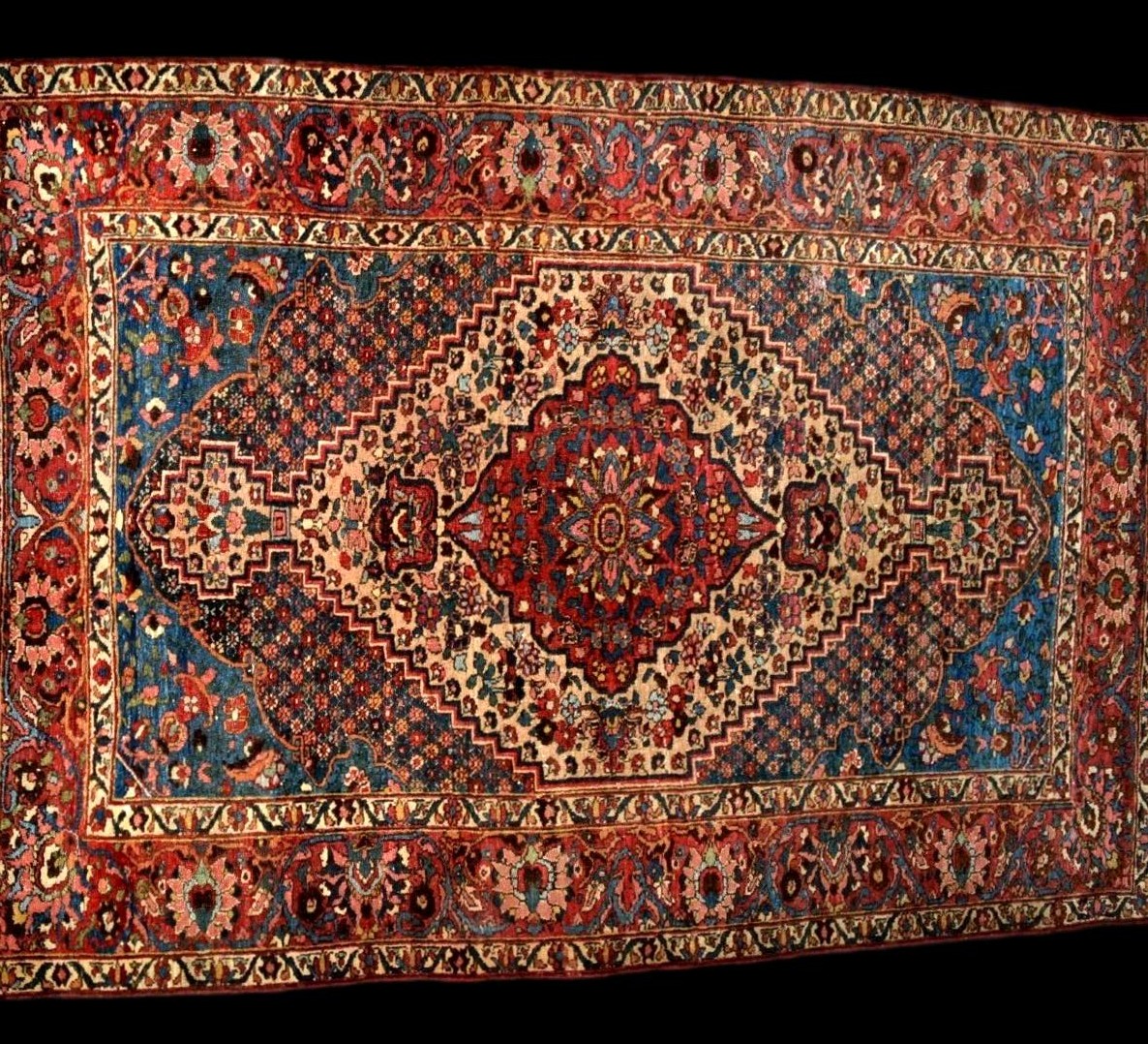 Bakhtiar Qadjar Rug, 137 X 203 Cm, Hand-knotted Wool From Iran In The 19th Century, Collection-photo-2