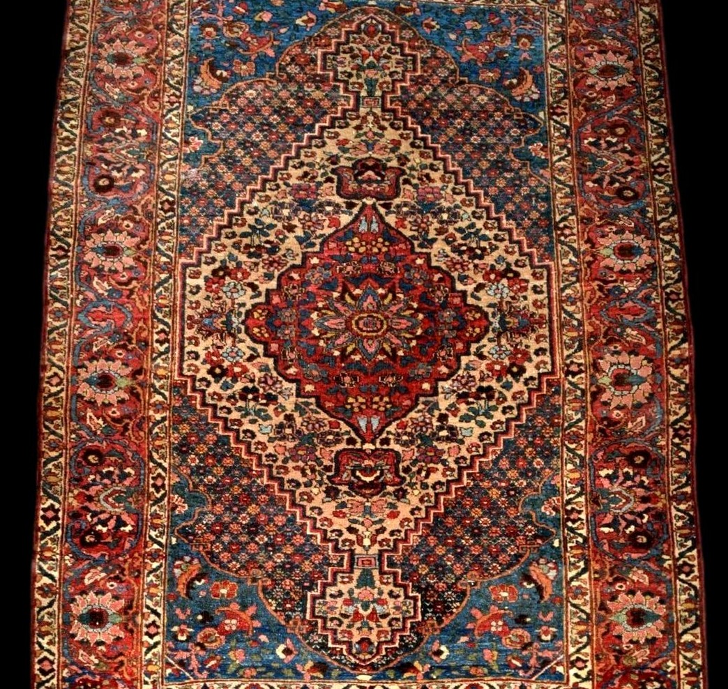 Bakhtiar Qadjar Rug, 137 X 203 Cm, Hand-knotted Wool From Iran In The 19th Century, Collection-photo-3