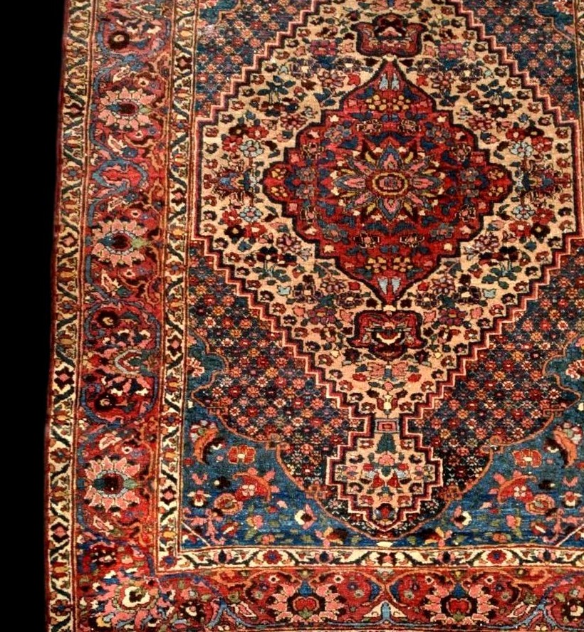 Bakhtiar Qadjar Rug, 137 X 203 Cm, Hand-knotted Wool From Iran In The 19th Century, Collection-photo-3