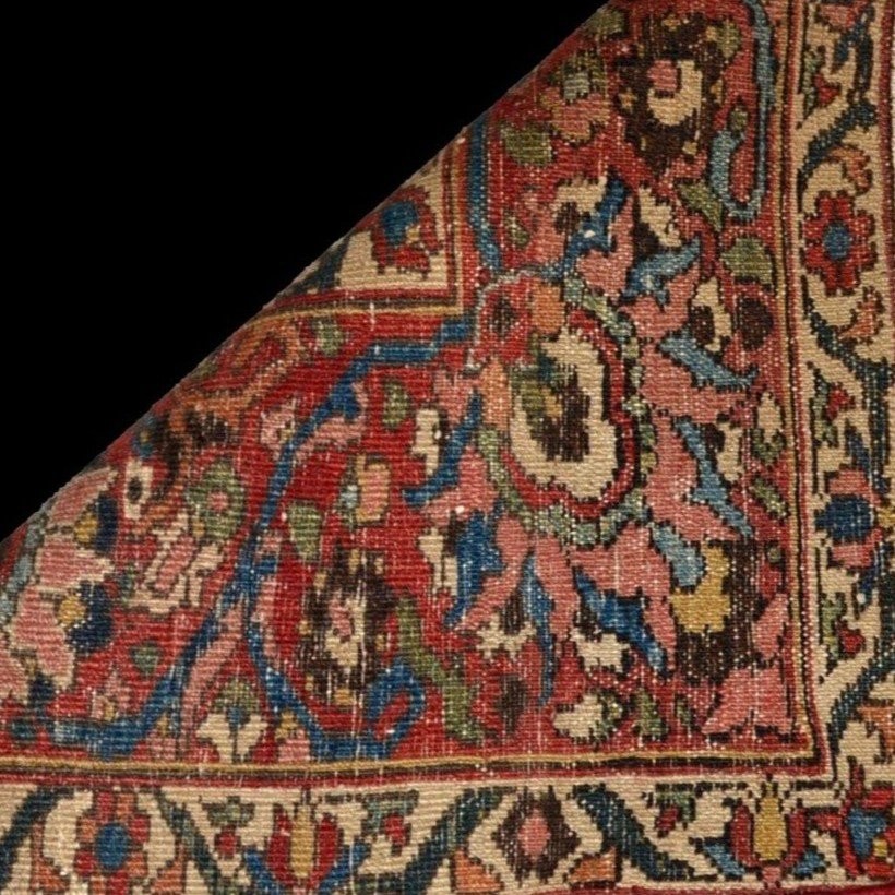 Bakhtiar Qadjar Rug, 137 X 203 Cm, Hand-knotted Wool From Iran In The 19th Century, Collection-photo-8