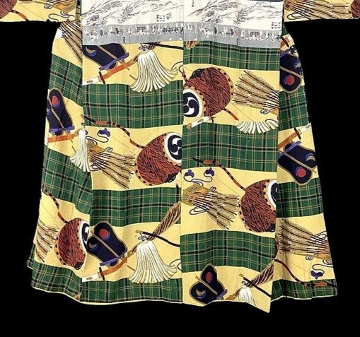 Men's Silk-on-silk Nagajuban, Tsumugi, Silk Pongee, Japan Circa 1950-photo-3