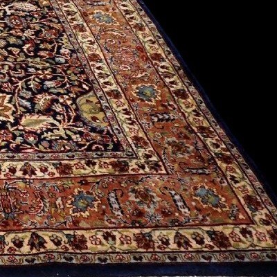 Tapis Tabriz, 200 x 295 cm, laine kork nouée main vers 1970 - 1980, en parfait état-photo-6