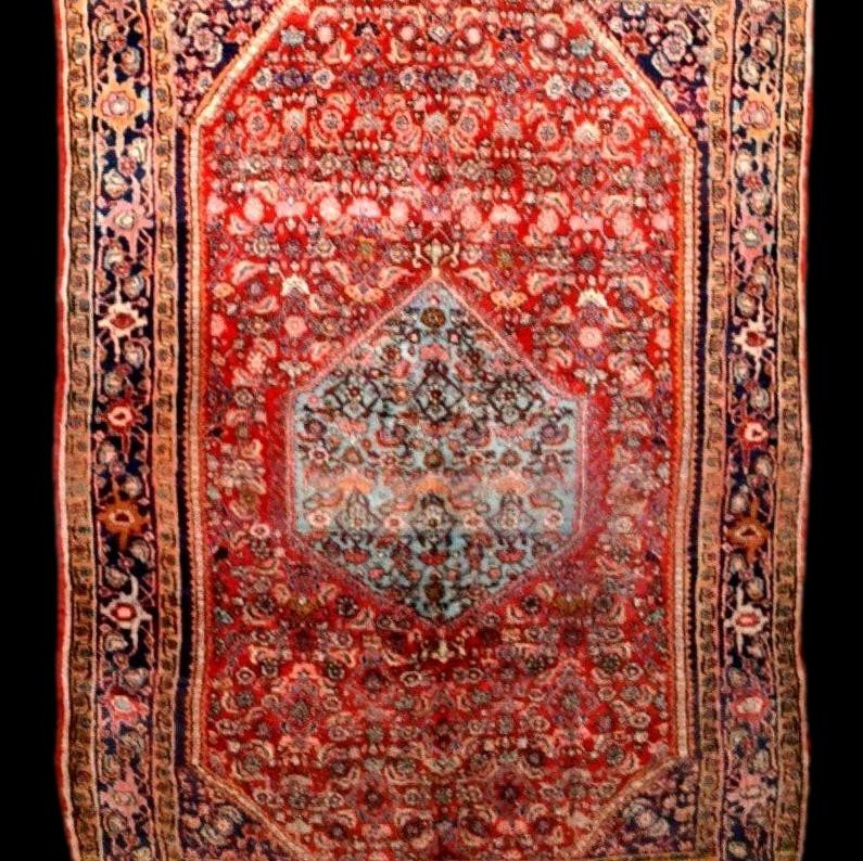Bidjar Rug, 132 Cm X 210 Cm, Hand-knotted Wool From Iran, Mid-20th Century, In Very Good Condition-photo-4