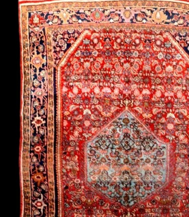 Bidjar Rug, 132 Cm X 210 Cm, Hand-knotted Wool From Iran, Mid-20th Century, In Very Good Condition-photo-1