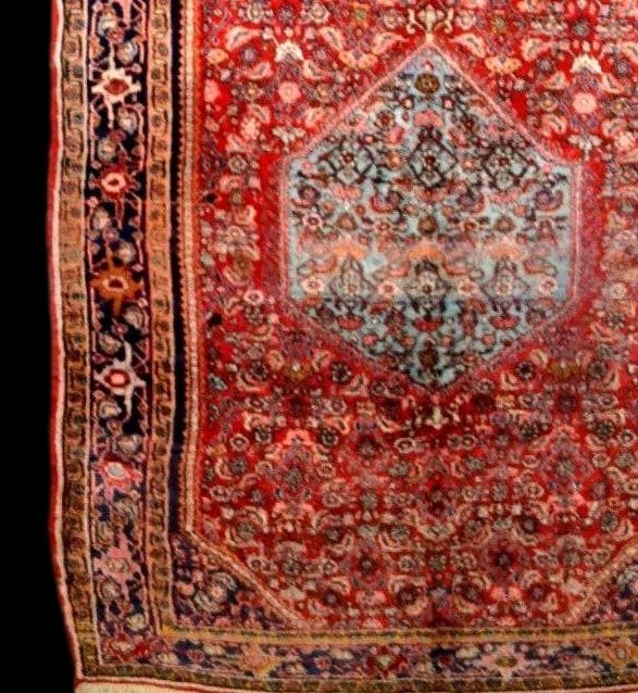 Bidjar Rug, 132 Cm X 210 Cm, Hand-knotted Wool From Iran, Mid-20th Century, In Very Good Condition-photo-3