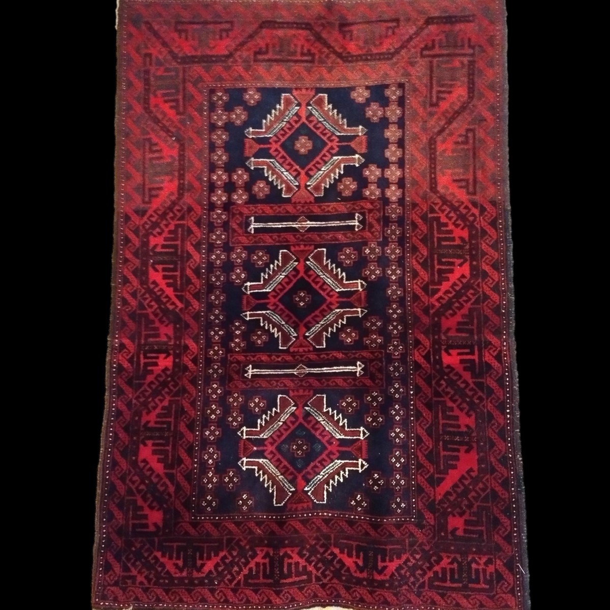 Baluch Rug, 96 X 149 Cm, Hand-knotted In Iran Around 1980, In Perfect Condition