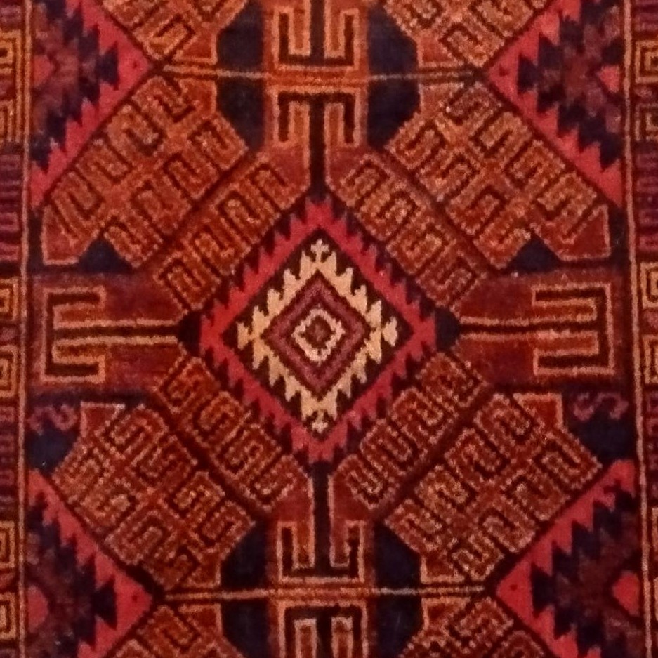 Baluch Rug, 93 X 153 Cm, Hand-knotted Wool, From Iran, Circa 1980, In Perfect Condition.-photo-6