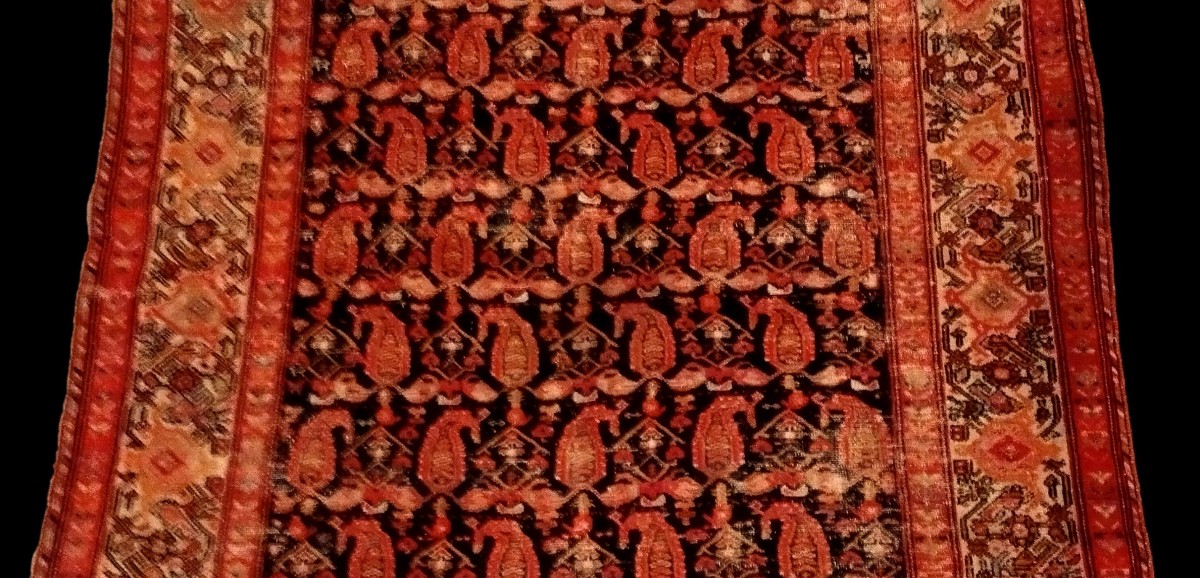 Afshar Rug, 145 X 190 Cm, Hand-knotted During The Qajar Dynasty In Iran, 19th Century Persia-photo-3