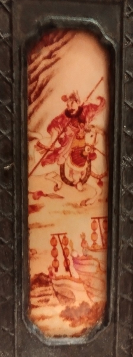 Shantou Ewer In Pewter And Painted Glass In The Niwa Style, Qing Dynasty, China, 1890-1910-photo-2