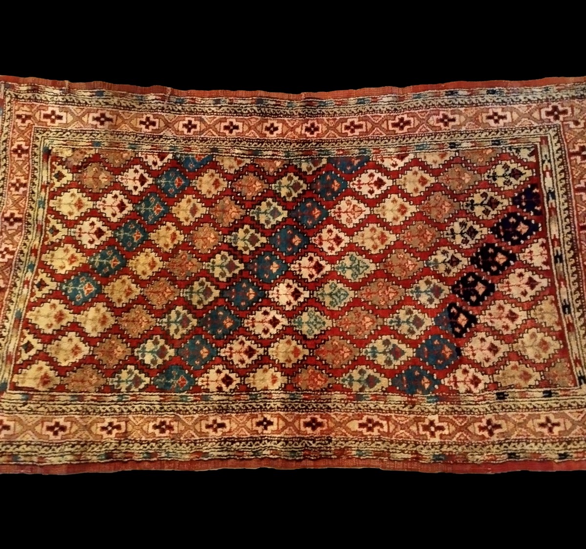 Tapis Kazak du Caucase, 114 x 202 cm, laine- laine nouée main, début  du XXème siècle, bon état-photo-3