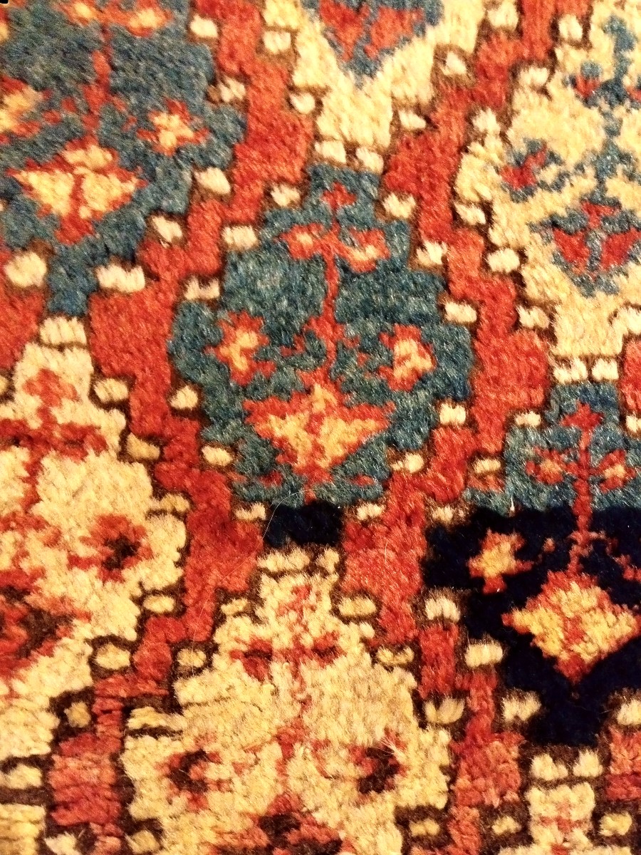Tapis Kazak du Caucase, 114 x 202 cm, laine- laine nouée main, début  du XXème siècle, bon état-photo-1