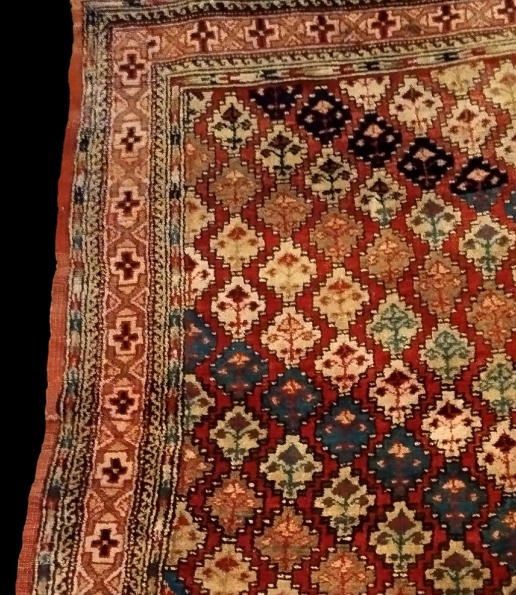 Tapis Kazak du Caucase, 114 x 202 cm, laine- laine nouée main, début  du XXème siècle, bon état-photo-2