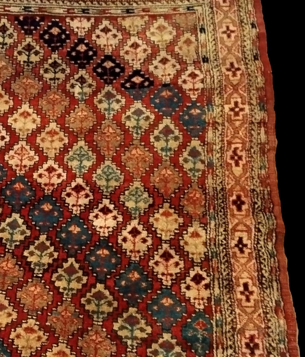 Tapis Kazak du Caucase, 114 x 202 cm, laine- laine nouée main, début  du XXème siècle, bon état-photo-3