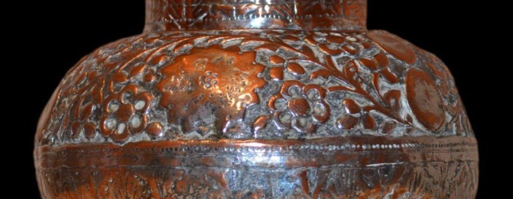 Kindi, Holy Water Pitcher, Origin North India, Tinned Copper And Bronze, 19th Century-photo-1