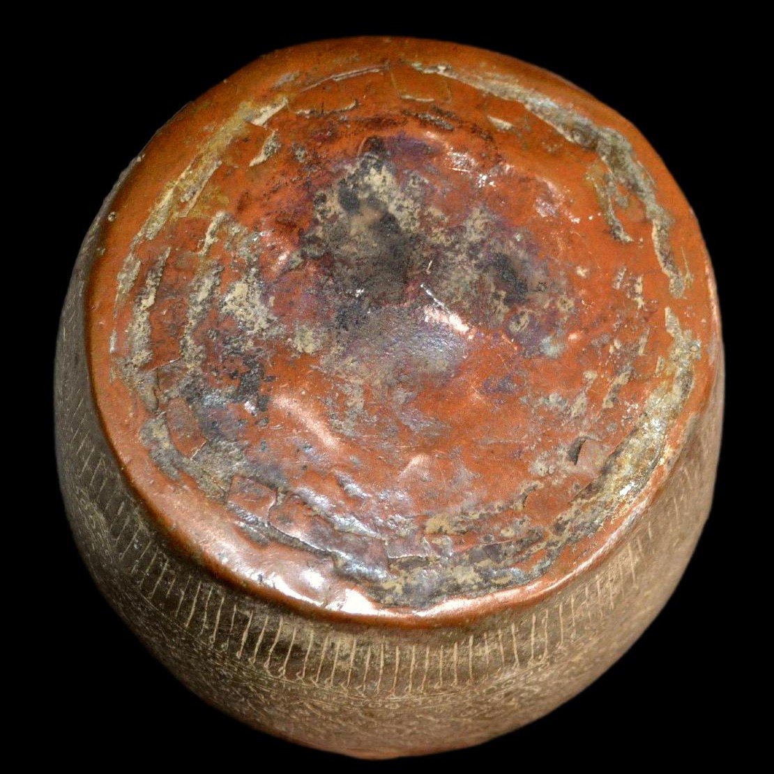 Carafe de table, "Doltcha" cuivre étamé, décor de botehs, Azerbaïdjan iranien, XIXème siècle-photo-4