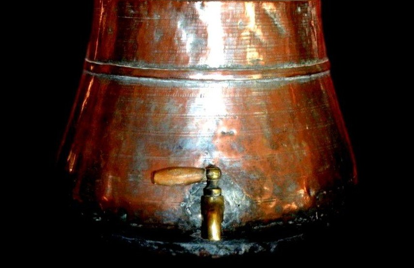 Water Fountain, Anatolia, Ht 64 Cm, Tinned Copper, Ottoman Empire, 19th Century-photo-3