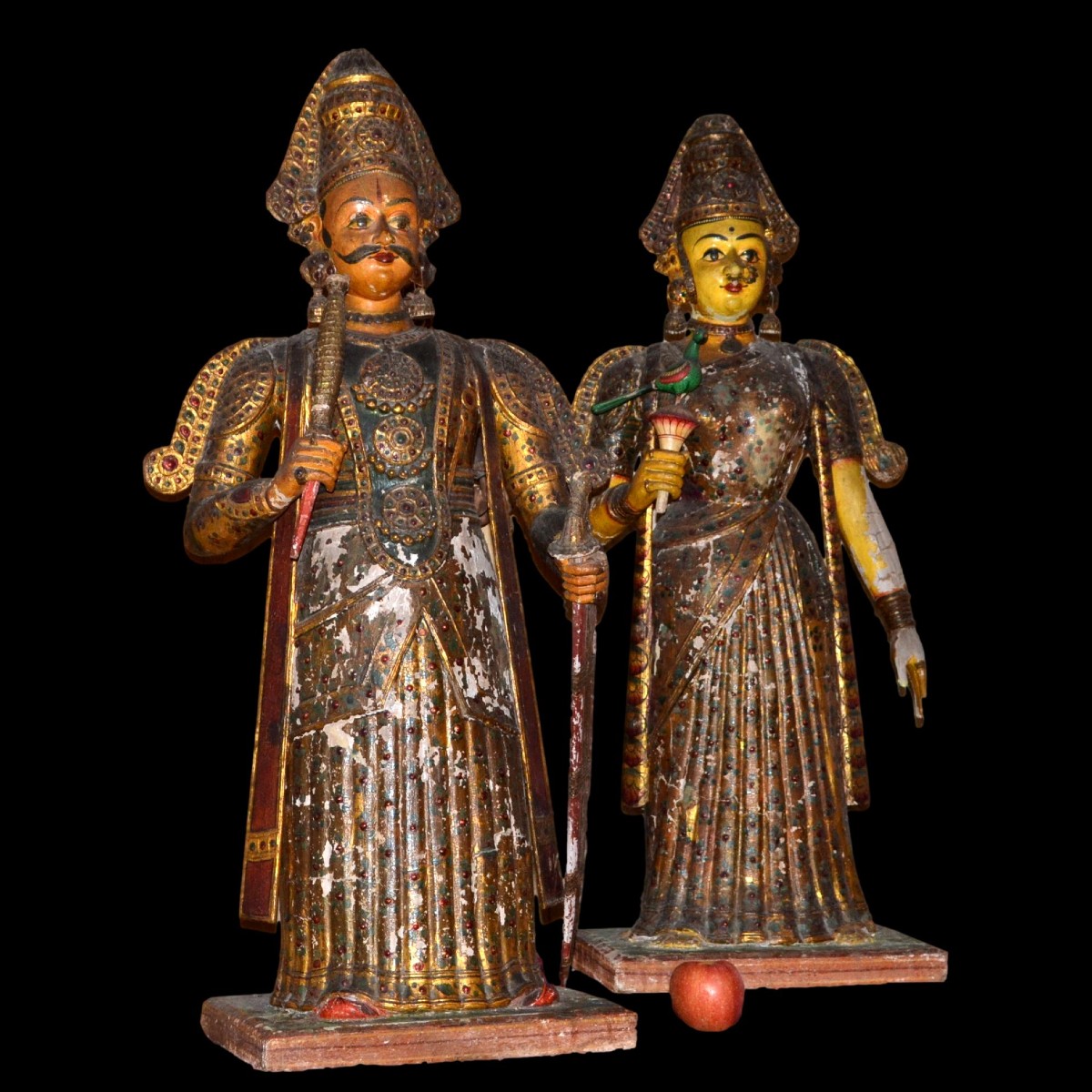 Tenture de soies et cotons brodés, 193 x 196 cm, Inde du XIXème siècle, patchwork , collection-photo-8