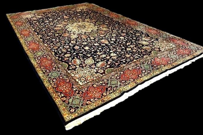 Tabriz Rug, 202 X 320 Cm, Ardebil Pattern, Hand-knotted Kork Wool, Circa 1980, In Perfect Condition-photo-1