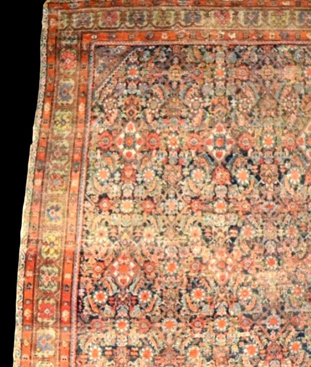 Tapis Ferahan ancien, 129 x 186 cm, noué main en Iran, fin du XVIIIème siècle - début XIXème-photo-1