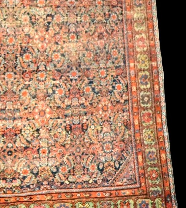 Tapis Ferahan ancien, 129 x 186 cm, noué main en Iran, fin du XVIIIème siècle - début XIXème-photo-4
