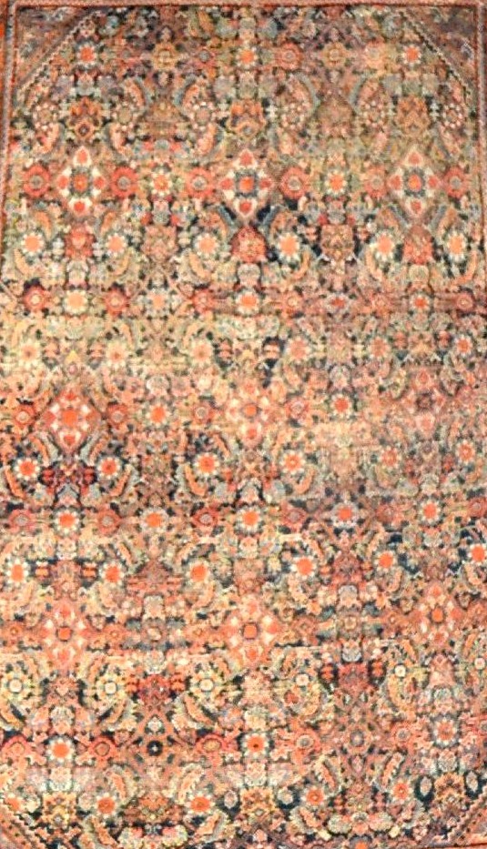 Tapis Ferahan ancien, 129 x 186 cm, noué main en Iran, fin du XVIIIème siècle - début XIXème-photo-5