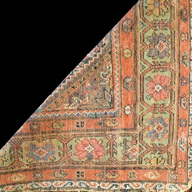 Tapis Ferahan ancien, 129 x 186 cm, noué main en Iran, fin du XVIIIème siècle - début XIXème-photo-7